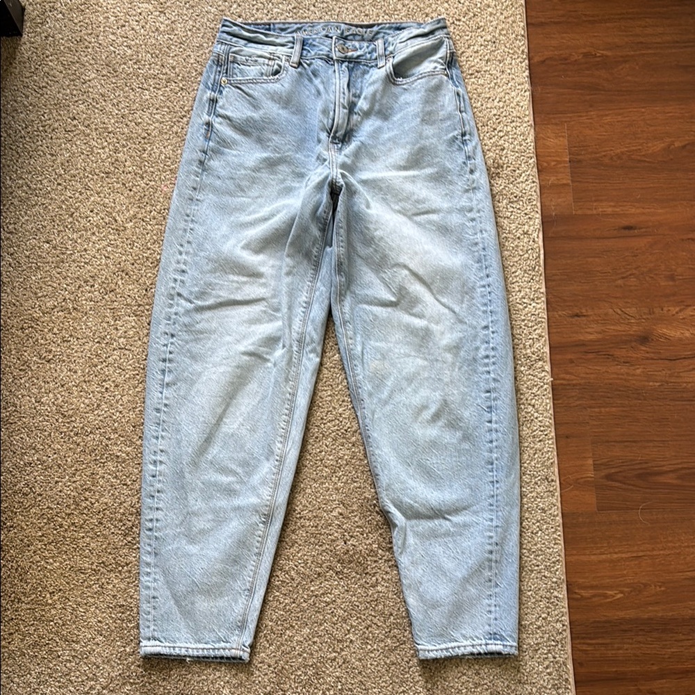 American Eagle Outfitters Blue Boyfriend Jeans Relaxed Fit